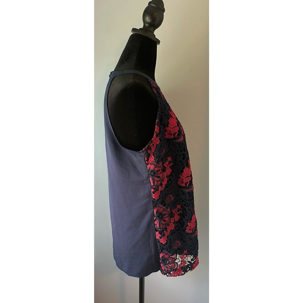 Banana Republic Floral Crochet Lined Tank Tank - Picture 2 of 6